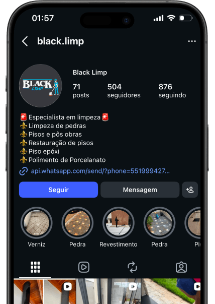 Perfil Instagram Black Limp